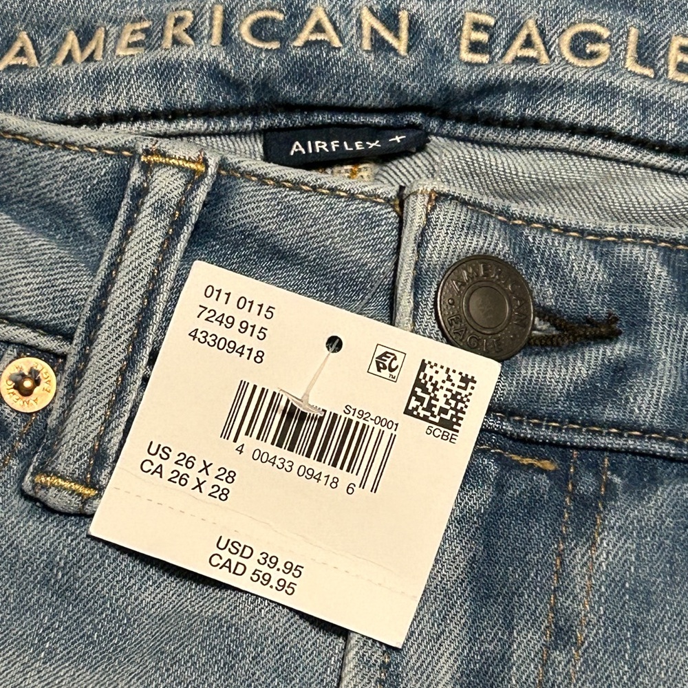 American Eagle Outfitters Light Blue Bootcut Jeans - Picture 6 of 8